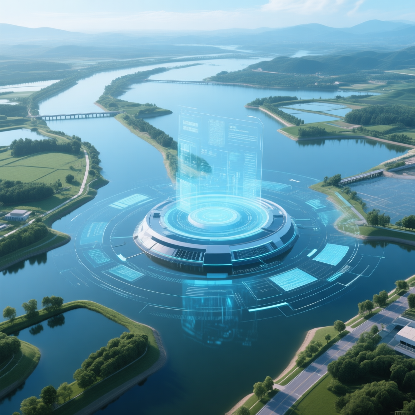 数字孪生技术在蓄滞洪区中的应用